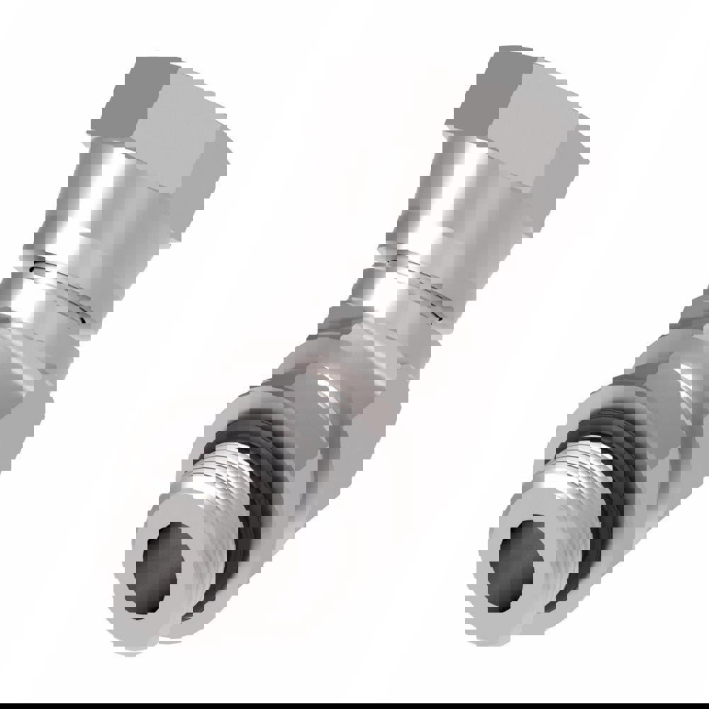 Industrial Pipe 45 &deg; Elbow Swivel Adapter: 7/16